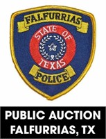 Falfurrias Police Department online auction 8/30/2022