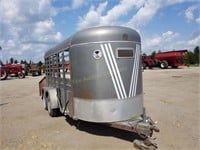 1988 Kiefer Built Livestock Trailer 16'