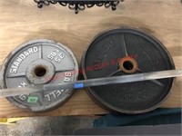 Barbell with weights