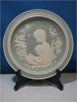 Franklin porcelain green and cream Mother's Day