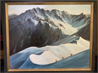 Large Oil on Board by Robert G Hadden,