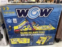 Wow slide island water playground