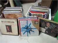 Nice record album collection (basement) various