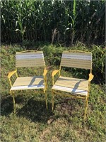 1970's Hauser Faux Bamboo Patio Chairs  -FL