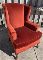 Beautiful rust wing back chair - FL