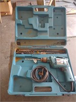 Makita electric drill and some bits tested and run