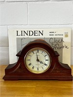 Vtg Linden Manuel clock working w box model 007003
