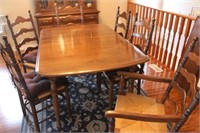 Nadeau- Diningroom Table & 6 Chairs, 59x40x30H