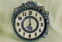 2000 Lionel Train wall clock battery operated, 12"