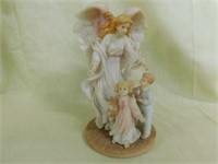 3 Seraphim angel figurines, tallest is 10"