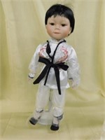 Duck House Heirloom Doll, Dragon Boy, in karate