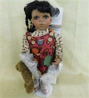 Duck House Heirloom doll w/ teddy, 1043 / 5000,