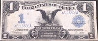 1899 black eagle $1 note