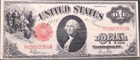 1917 red seal $1 note