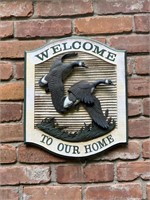 Welcome to Our Home Canadian Goose Sign
