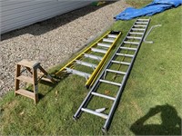 Extension Ladder, 7'-0" Ladder & Step Ladder