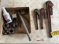 Pipe Wrenches & Reed Pipe Threader