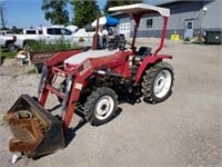 Nortrac Utility Tractor, MFWD, Loader, Not-Running