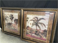 Pair of Framed Tree Prints