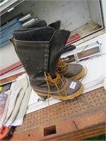 Hoffman's Felt Lined Pac Boots (Lineman) 9.5