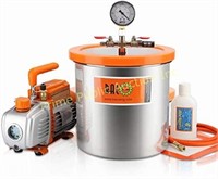 BACOENG $185 Retail 3 Gallon Vacuum Chamber Kit