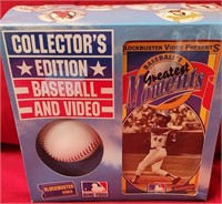 96 - COLLECTOR'S EDITION BASEBALL & VIDEO (W95)
