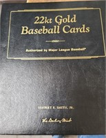 96 - 22kt GOLD BASEBALL CARDS (V76)