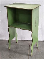 Shabby Chic Green Side Table