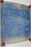 June 1925 Map Of Twin Falls, ID H.W. Merritt, C.E.