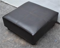 Three Hands Corp Faux Leather Foot Stool