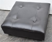 Three Hands Corp Faux Leather Foot Stool