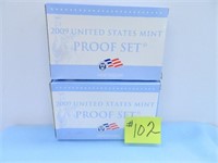 (2) 2009 U.S. Mint Proof Sets w/President Set