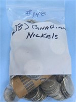 (228) Canadian Nickels, Early Dates to Date