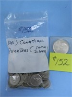 1956 Canadian Silver Dollar, AU
