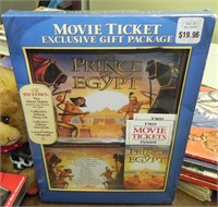 Sealed Prince of Egypt Exclusive Movie Tkt Gift