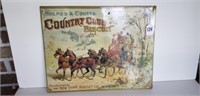Country Club Biscuit Metal Sign