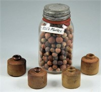 Lot #4303 - Entire mason jar full of 19th century