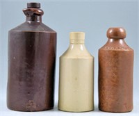 Lot #4306 - Josiah Russell Stoneware bottle,