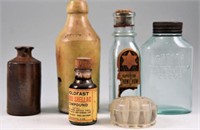 Lot #4307 - Stoneware bottled stamped Steche,