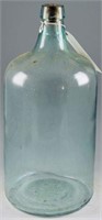 Lot #4314 - Vintage green glass 20” water jug