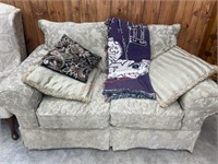 Used floral love seat