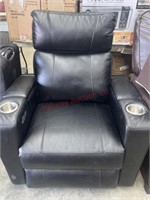 Scratch/dent black electric recliner