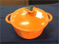Orange Rachael Ray cast-iron pot