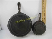 CAST IRON SKILLETS-TWO