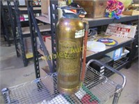 ANTIQUE BRASS FIRE EXT.