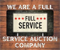 We are a Full Service Auction Company