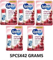 5 PCS OF 42 GRAMS LYPSYL CHERRY LIP BALM-NEW