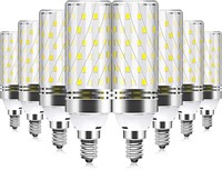 E12 LED Bulb, 6000K Daylight White Light Bulbs,