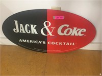 JACK AND COKE SIGN