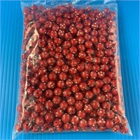 12 mm Bling Beads Red